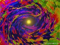 Abstact - Rainbow Swirls - Digital